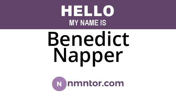 Benedict Napper