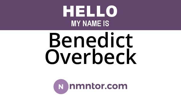 Benedict Overbeck