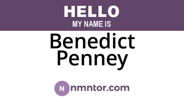Benedict Penney
