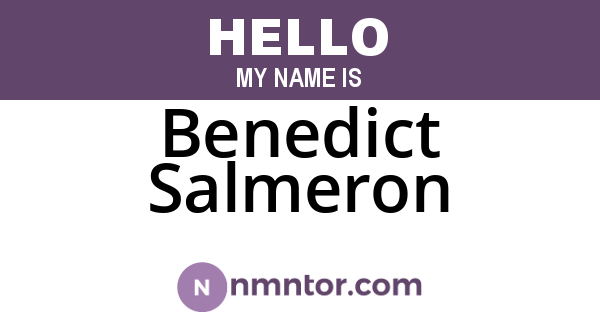Benedict Salmeron
