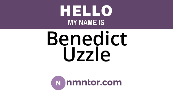 Benedict Uzzle