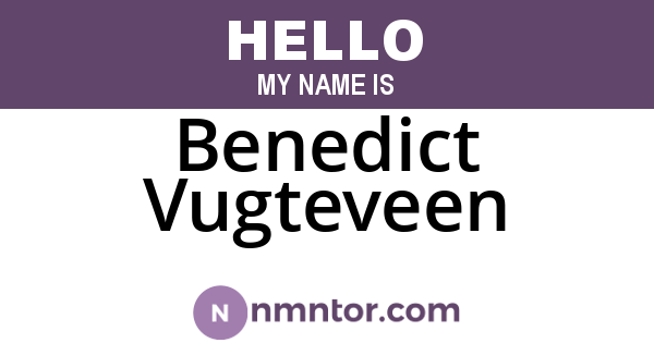 Benedict Vugteveen