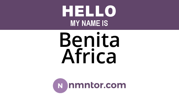 Benita Africa