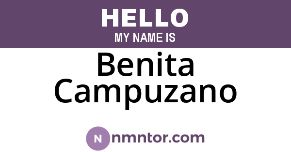 Benita Campuzano