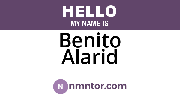 Benito Alarid