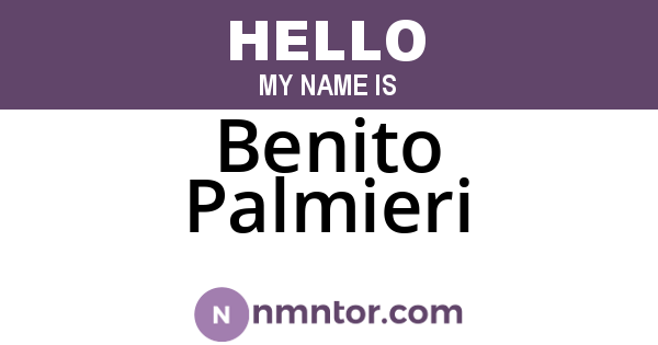 Benito Palmieri