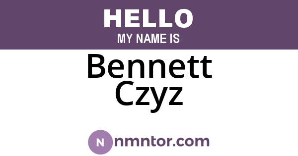 Bennett Czyz