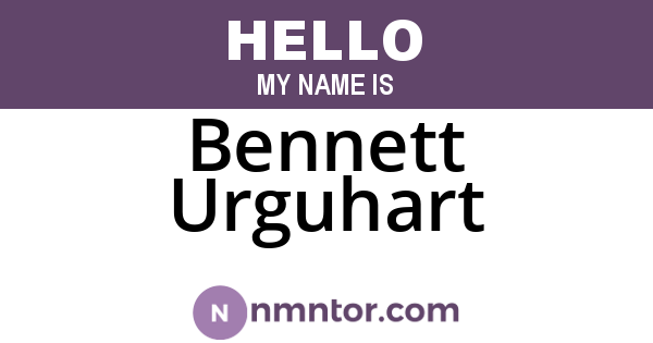 Bennett Urguhart