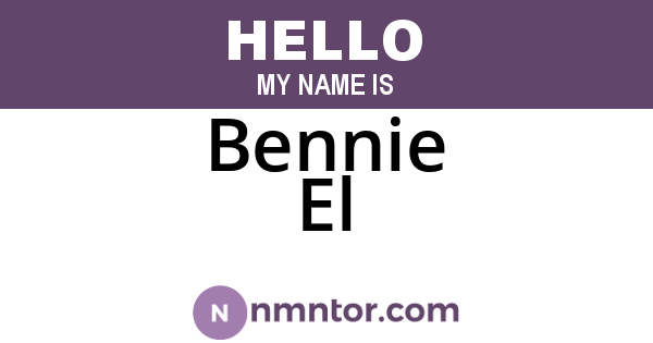 Bennie El