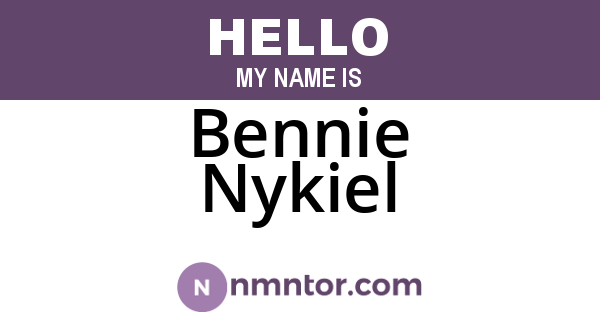 Bennie Nykiel
