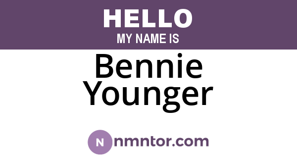 Bennie Younger