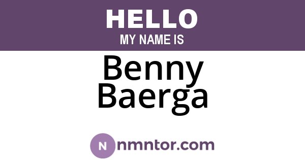 Benny Baerga