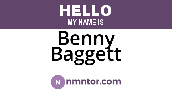 Benny Baggett