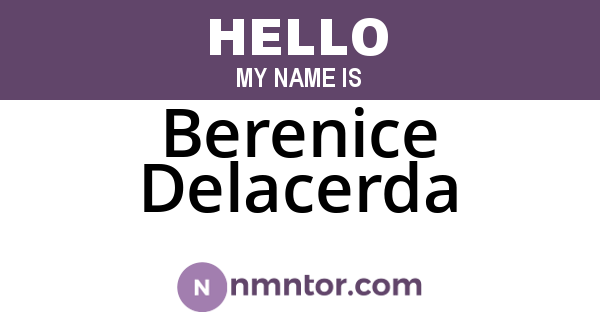 Berenice Delacerda