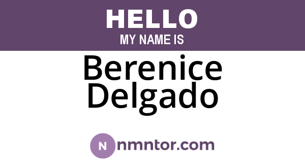 Berenice Delgado