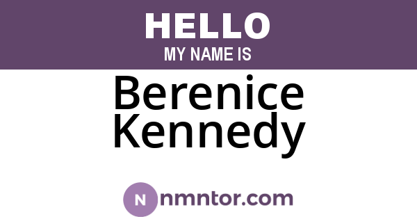 Berenice Kennedy