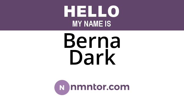 Berna Dark