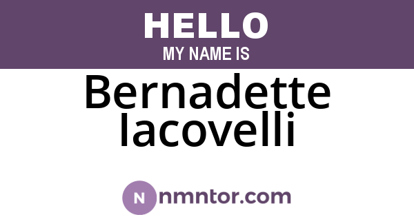 Bernadette Iacovelli