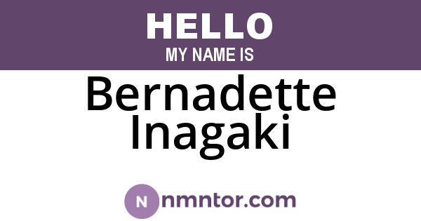 Bernadette Inagaki