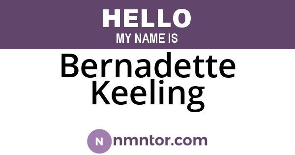 Bernadette Keeling