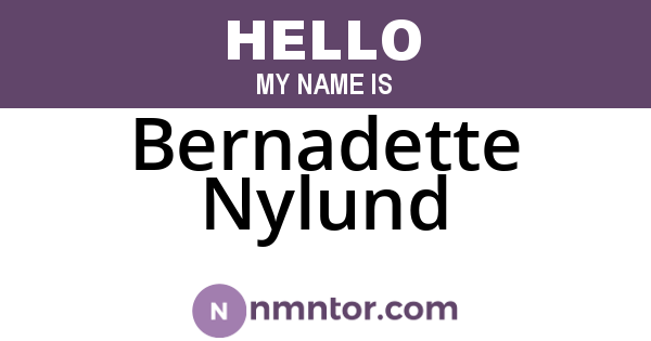 Bernadette Nylund