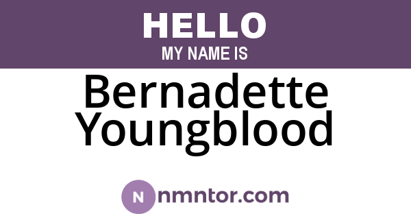 Bernadette Youngblood