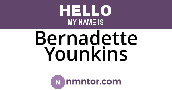 Bernadette Younkins