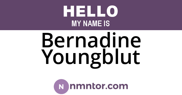 Bernadine Youngblut