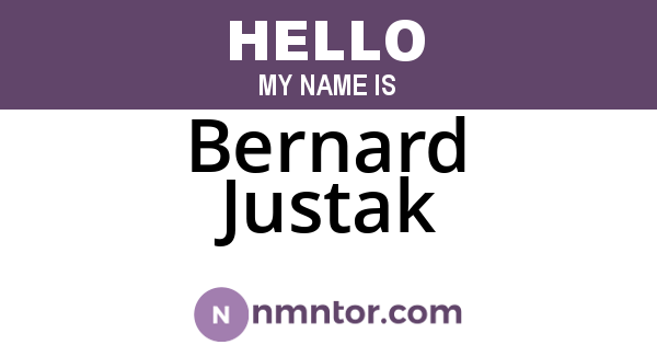 Bernard Justak