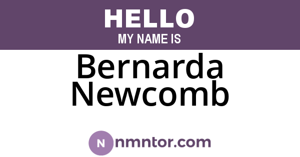 Bernarda Newcomb