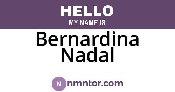 Bernardina Nadal