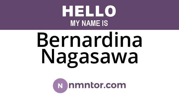 Bernardina Nagasawa