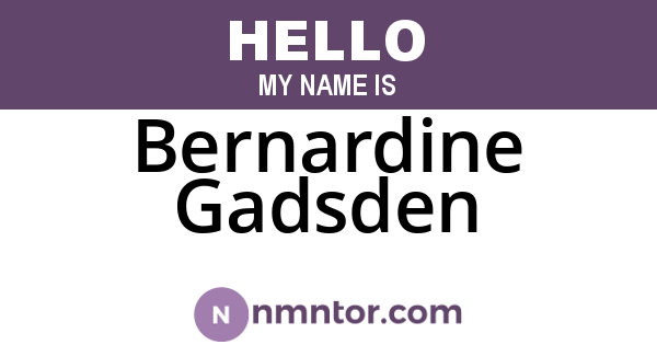 Bernardine Gadsden