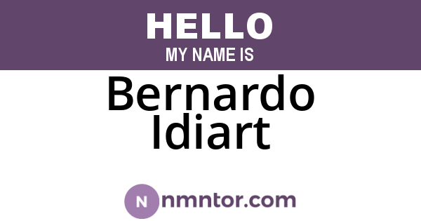 Bernardo Idiart