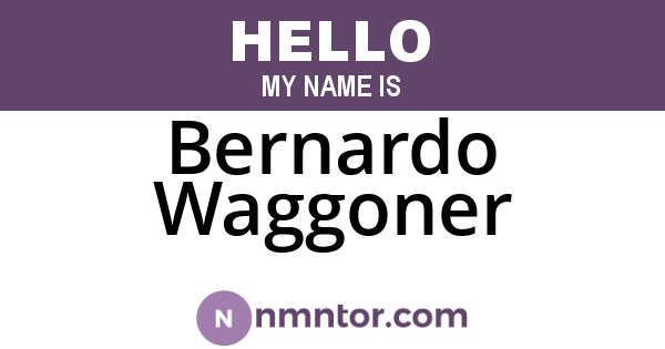Bernardo Waggoner