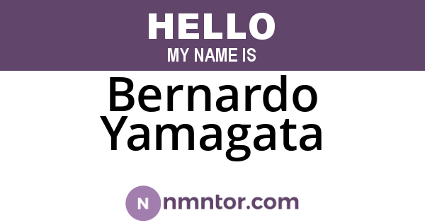 Bernardo Yamagata