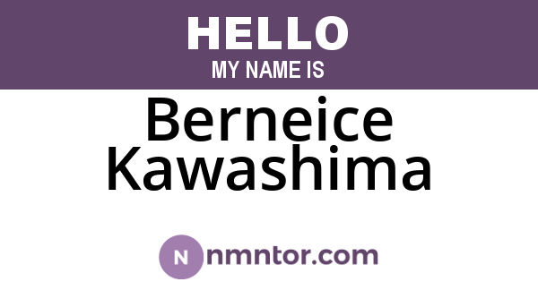 Berneice Kawashima