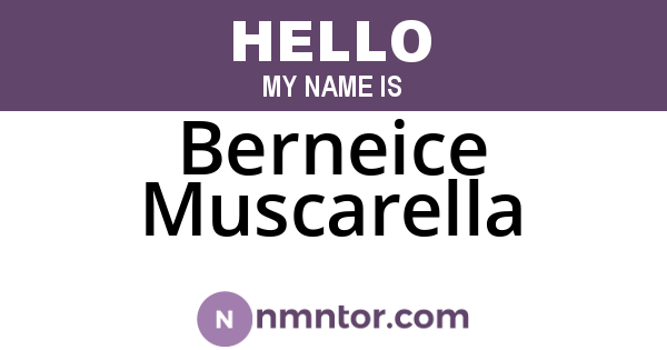 Berneice Muscarella