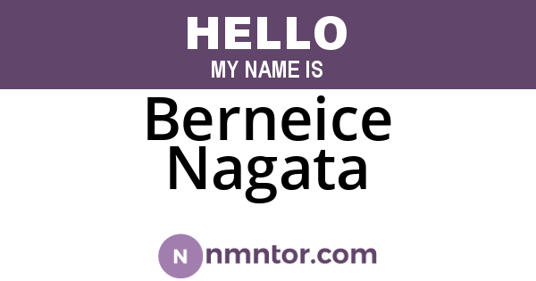 Berneice Nagata