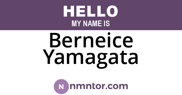 Berneice Yamagata