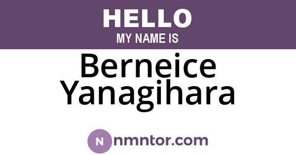 Berneice Yanagihara