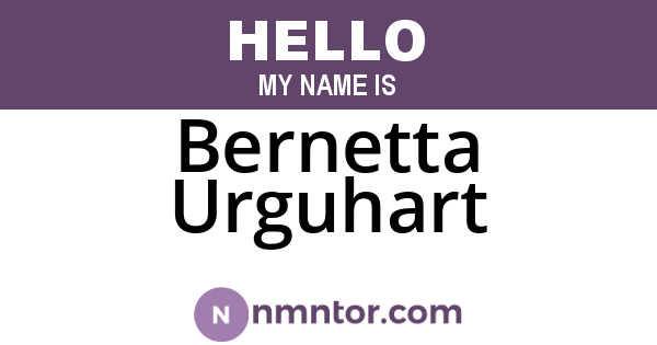 Bernetta Urguhart