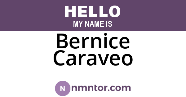 Bernice Caraveo