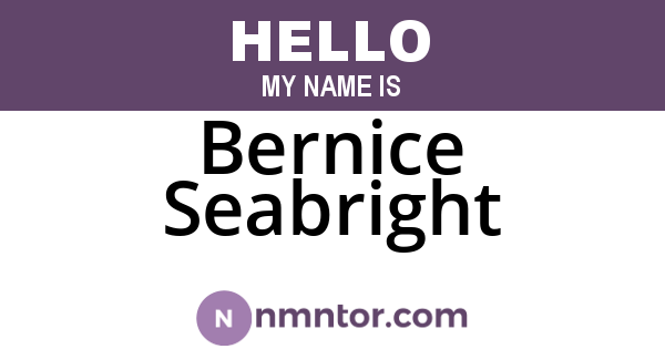 Bernice Seabright