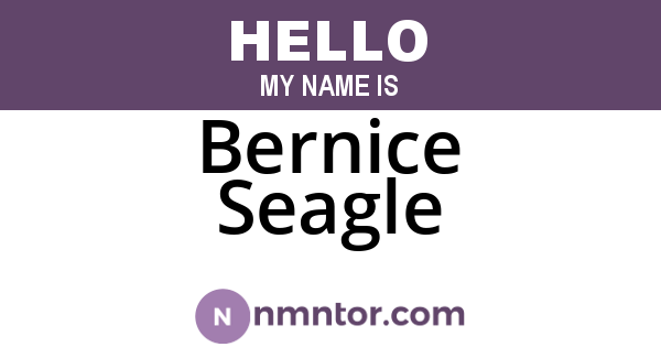 Bernice Seagle