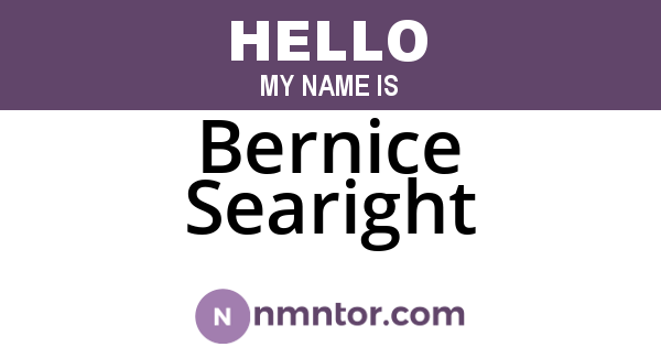 Bernice Searight