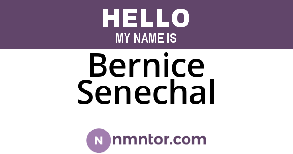 Bernice Senechal