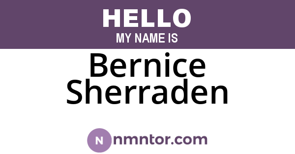 Bernice Sherraden