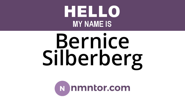 Bernice Silberberg