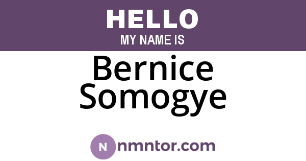 Bernice Somogye